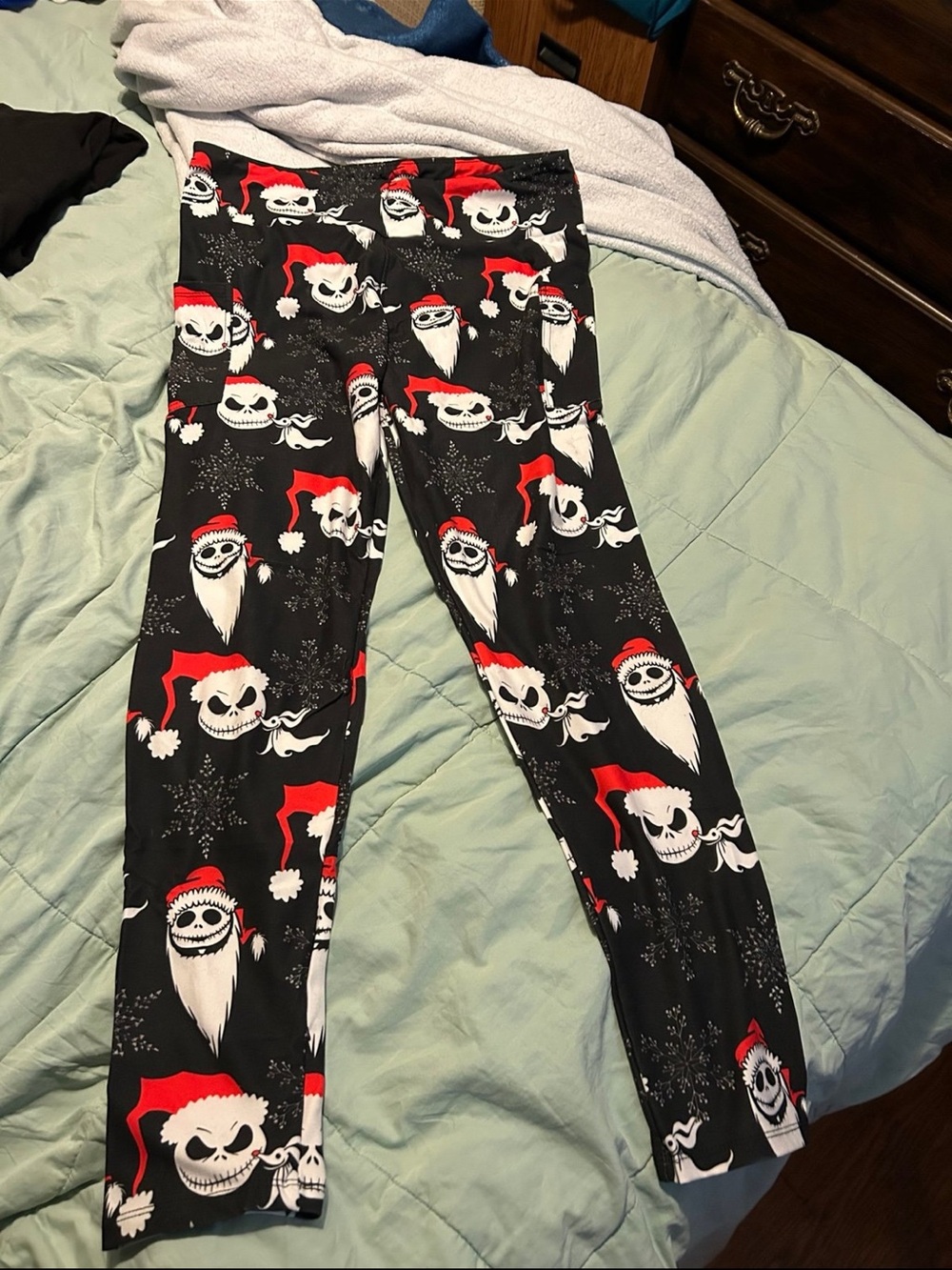 Nightmare before Christmas Santa Jack leggings